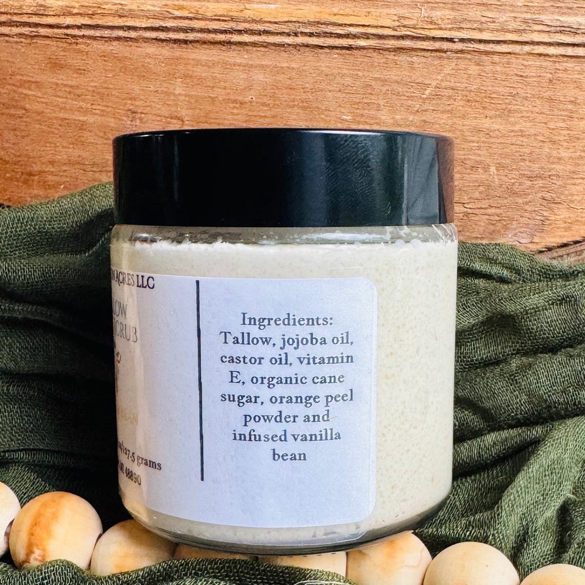 Tallow sugar Face scrub