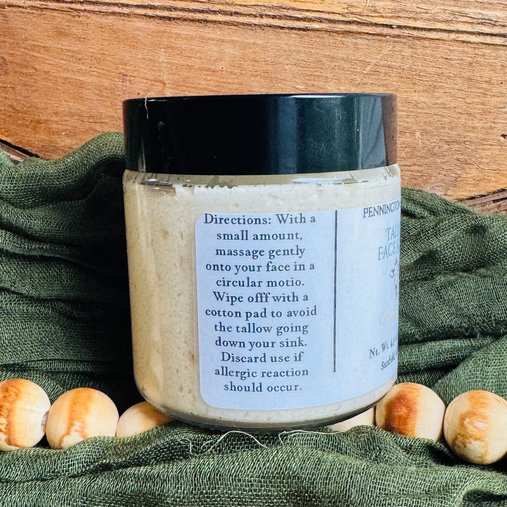 Tallow sugar Face scrub