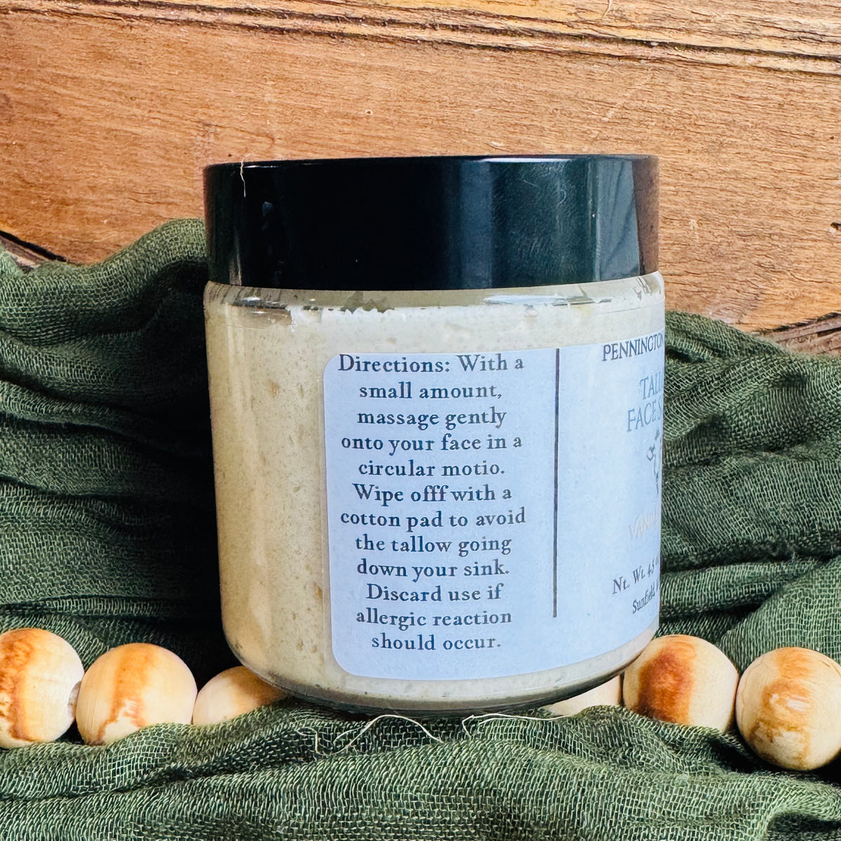 Tallow sugar Face scrub
