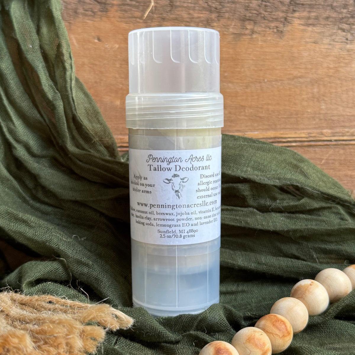Tallow deodorant
