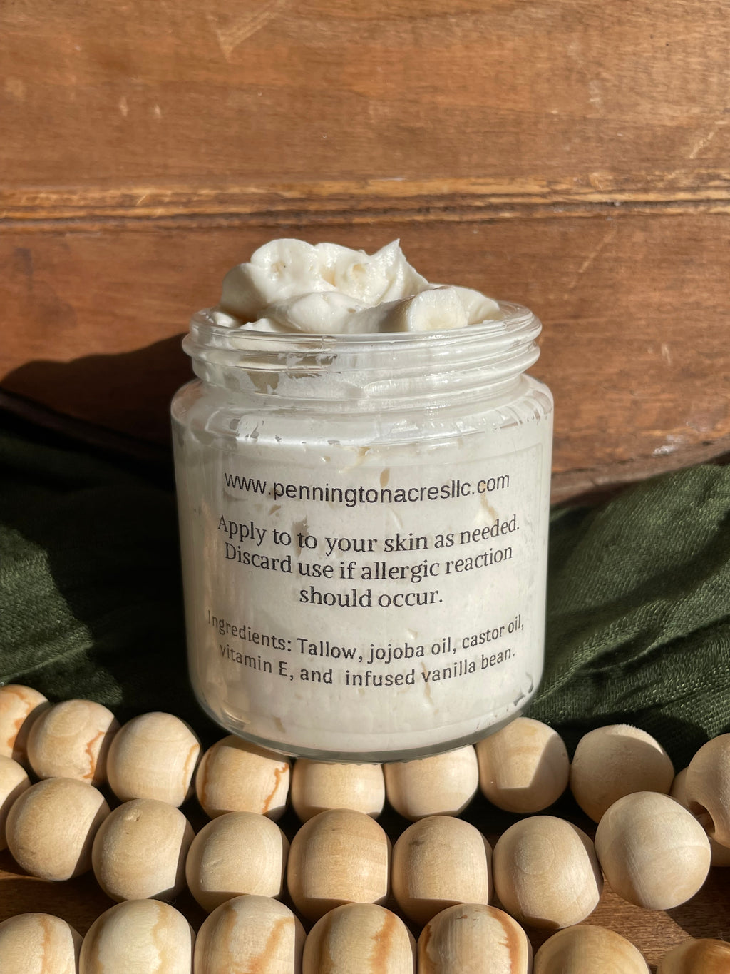 Tallow body balm Vanilla bean