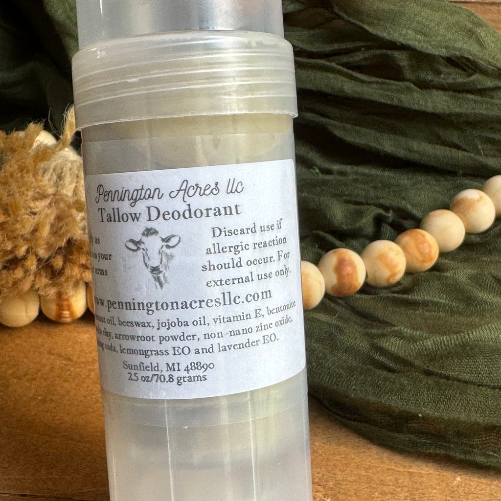 Tallow deodorant