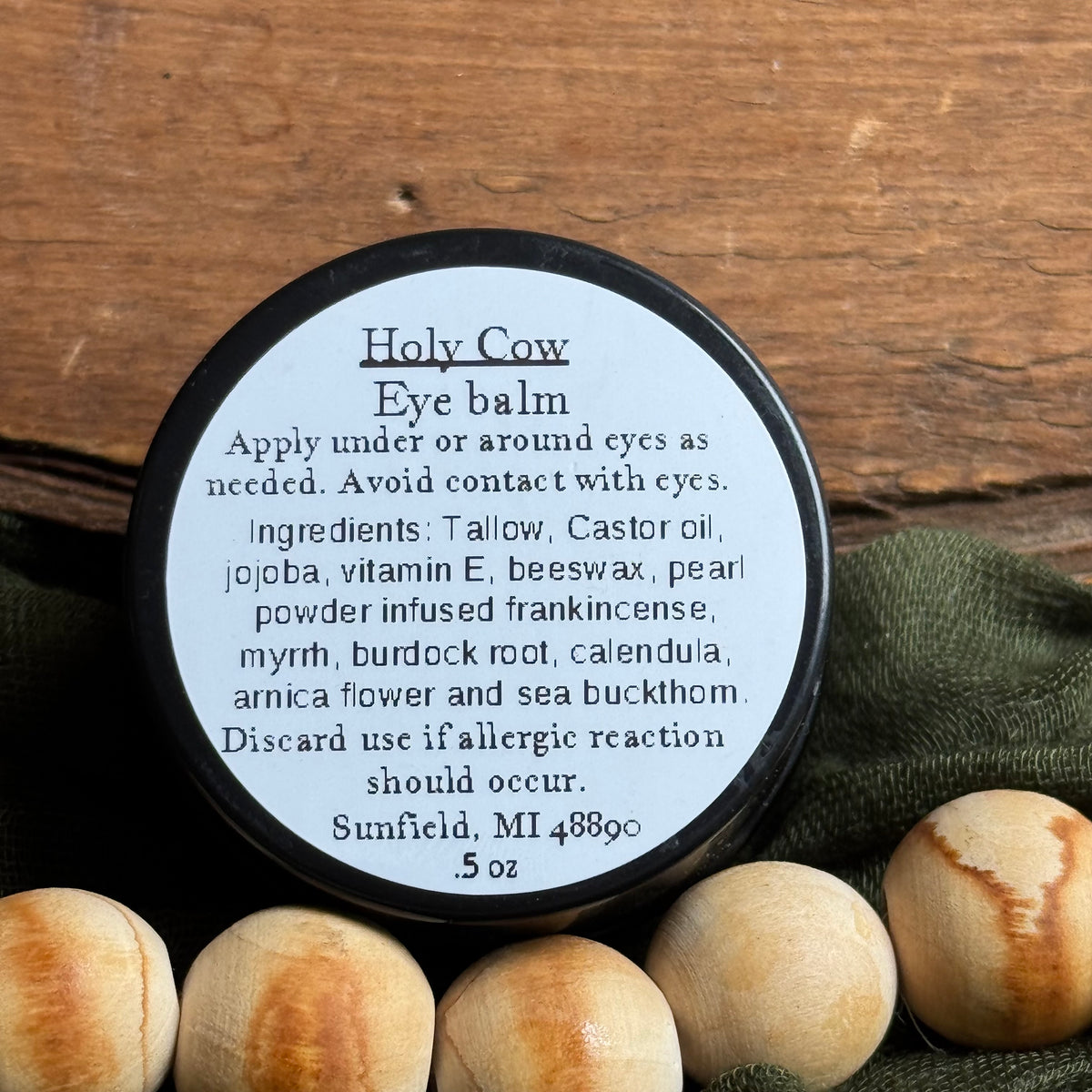 Holy Cow frankincense and myrrh set